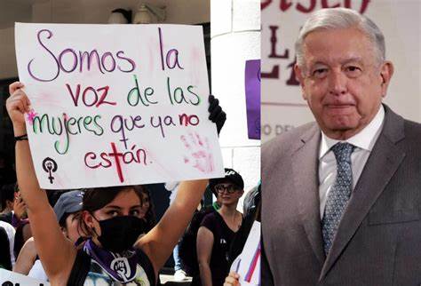 Agradece AMLO a mujeres que marcharon el 8M: ‘se portaron muy bien’