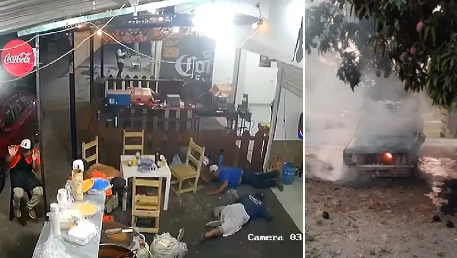 Balean negocios en Nacajuca y queman vehículos en Cunduacán, Tabasco