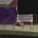 Colocan lonas en Tehuacán, Puebla, exigiendo la destitución del juez Gabriel Pérez