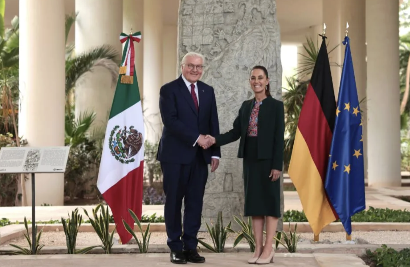 México y Alemania refuerzan lazos con reunión en Museo Maya de Cancún